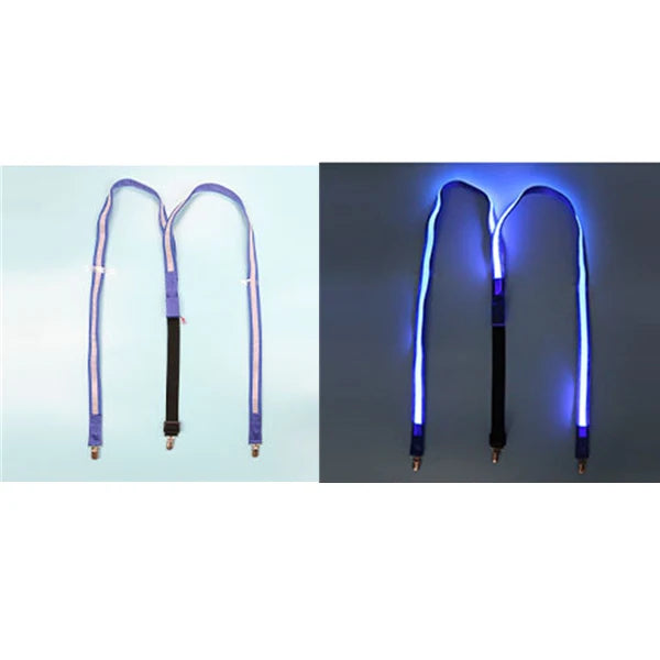 LED Suspenders & Bow Tie Set – Glowing Festival Party Accessories