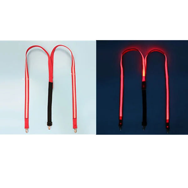 LED Suspenders & Bow Tie Set – Glowing Festival Party Accessories