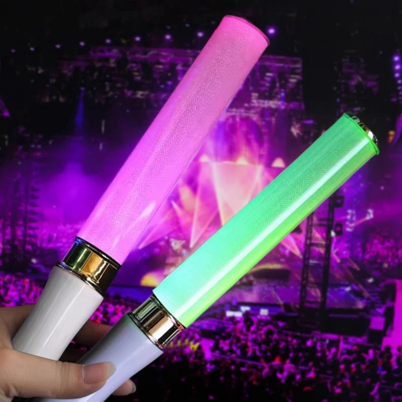 Battery Powered LED Glow Stick – 15-Color Light Stick for Festivals & Concerts