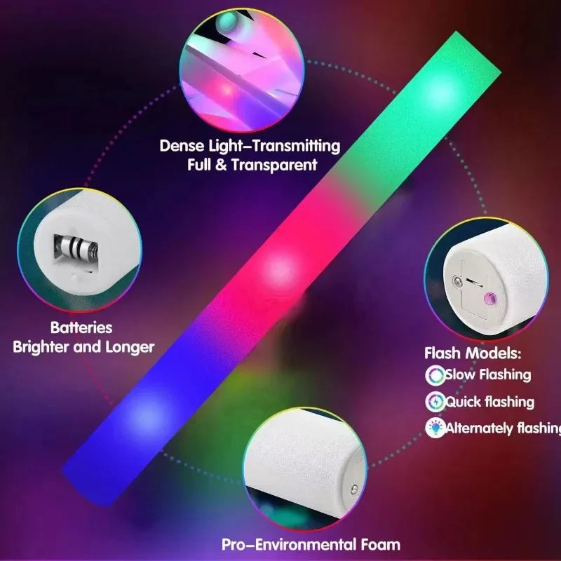 LED Glow Sticks Party Supplies – Raves & Festival Light Props