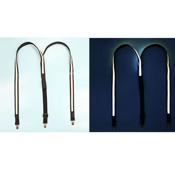 LED Suspenders & Bow Tie Set – Glowing Festival Party Accessories