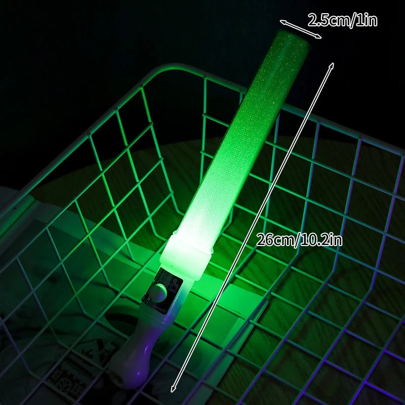 Battery Powered LED Glow Stick – 15-Color Light Stick for Festivals & Concerts