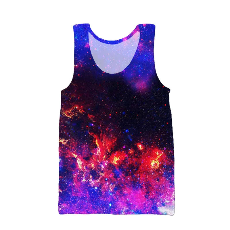 Colorful Psychedelic Tank Top – Trippy Festival Beachwear