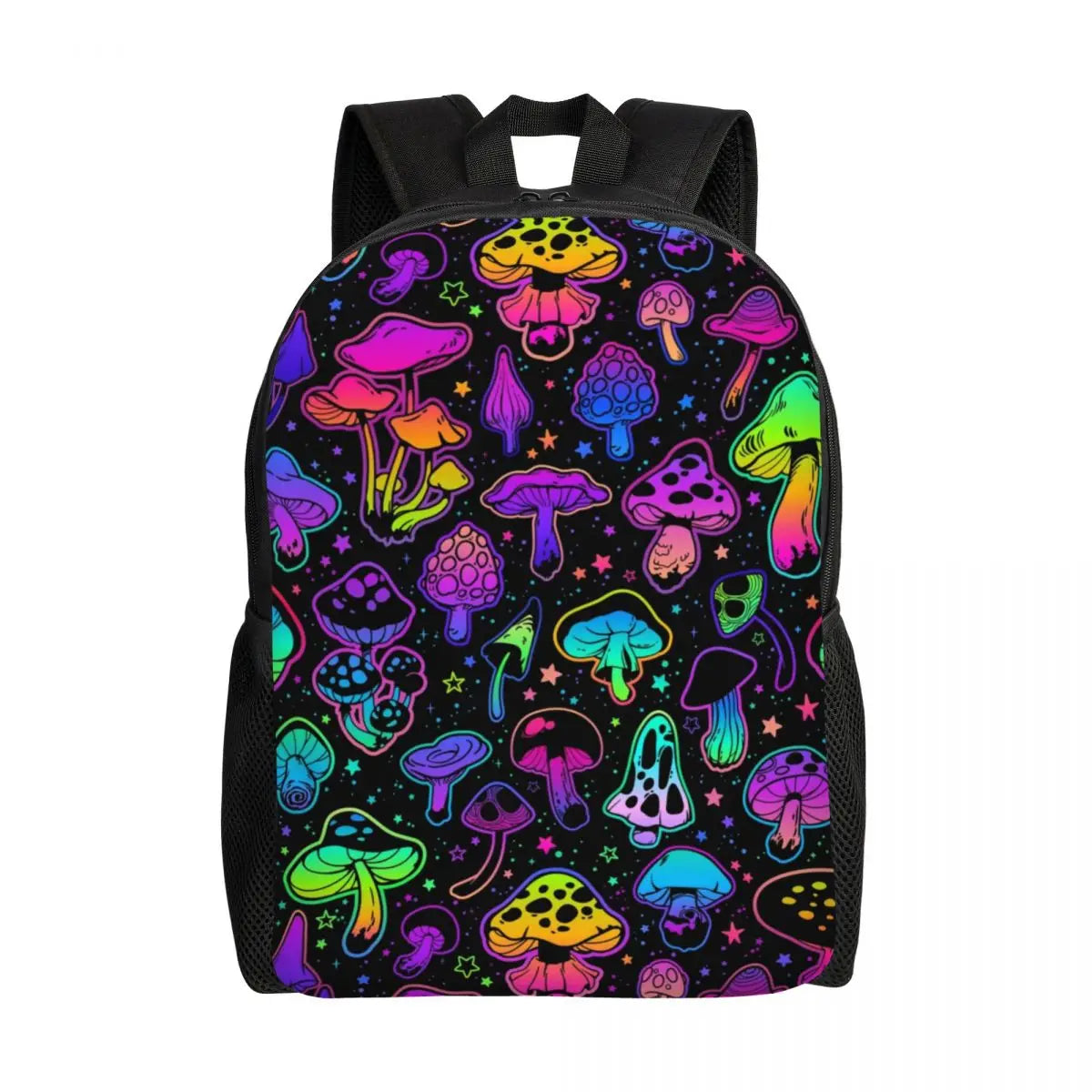 Magic Mushroom Rave & Festival Backpack – Psychedelic Lightweight Daypack for Men & Women