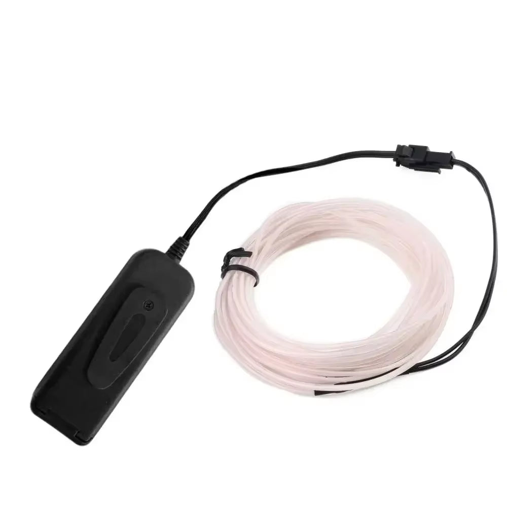 EL Wire LED Glow Cable – Neon Rave & Festival Light Decoration