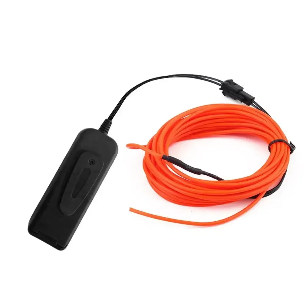 EL Wire LED Glow Cable – Neon Rave & Festival Light Decoration
