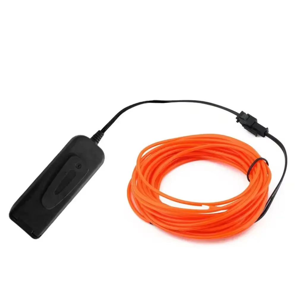 EL Wire LED Glow Cable – Neon Rave & Festival Light Decoration