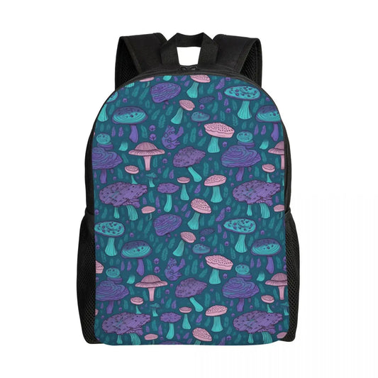 Magic Mushroom Rave & Festival Backpack – Psychedelic Lightweight Daypack for Men & Women