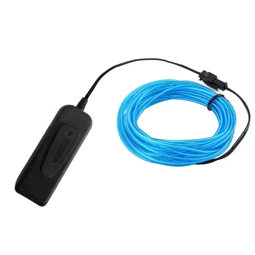 EL Wire LED Glow Cable – Neon Rave & Festival Light Decoration