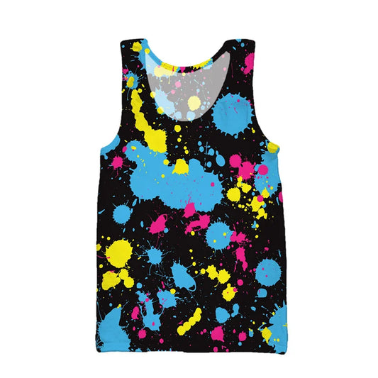 Colorful Psychedelic Tank Top – Trippy Festival Beachwear