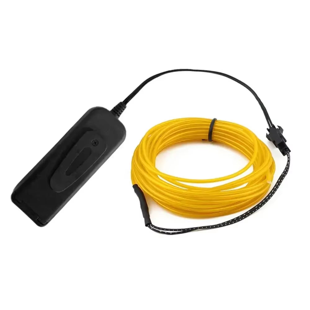 EL Wire LED Glow Cable – Neon Rave & Festival Light Decoration