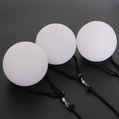 Belly Dance RGB LED POI Balls – Color-changing flow props for raves & festivals