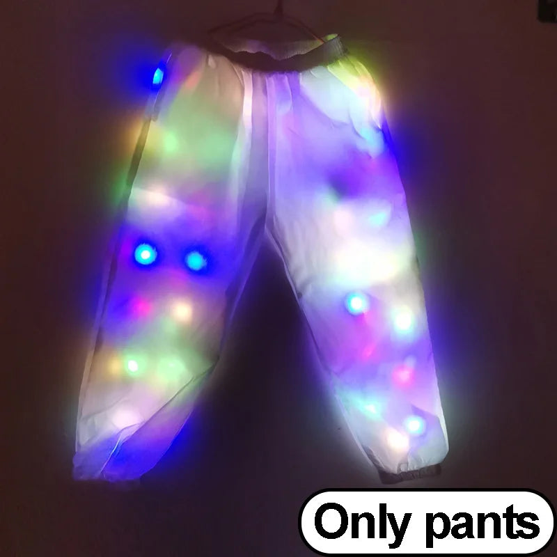 LED Light Up Jacket – Luminous Rave & Festival Performance Costume