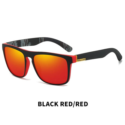 Vintage Square Polarized Rave Sunglasses – Stylish UV400 Eyewear for Festivals & Outdoor Events