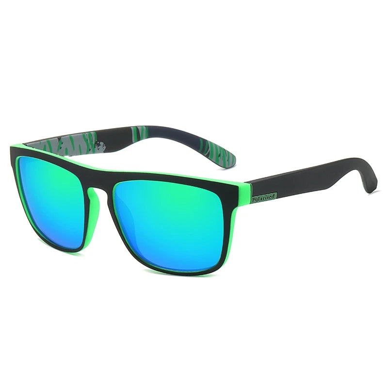 Vintage Square Polarized Rave Sunglasses – Stylish UV400 Eyewear for Festivals & Outdoor Events