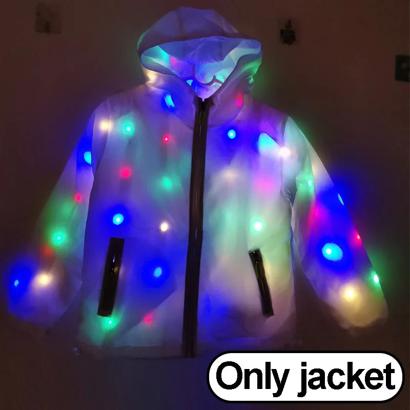 LED Light Up Jacket – Luminous Rave & Festival Performance Costume