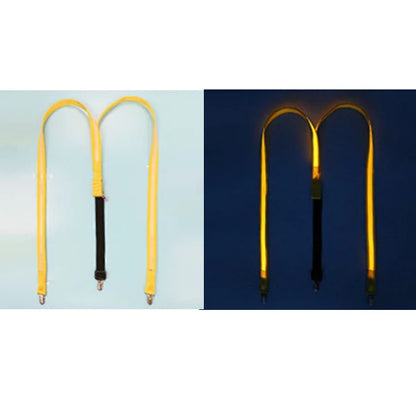 LED Suspenders & Bow Tie Set – Glowing Festival Party Accessories