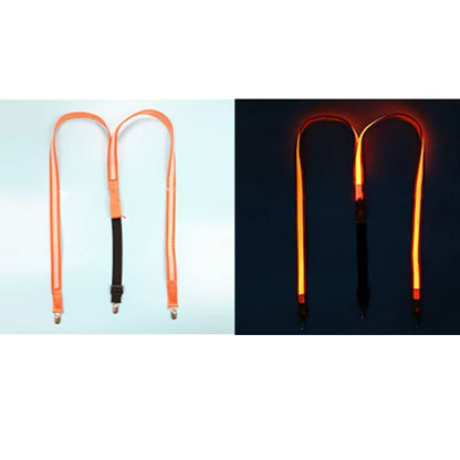 LED Suspenders & Bow Tie Set – Glowing Festival Party Accessories