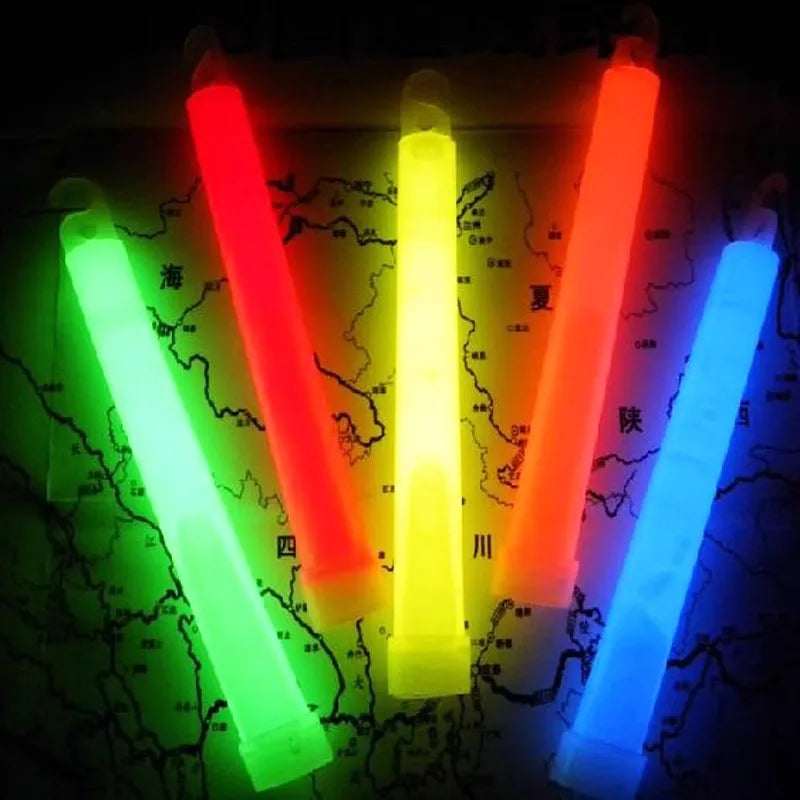 Glow Sticks with Hook – 4/6 Inch Fluorescent Festival Light Sticks
