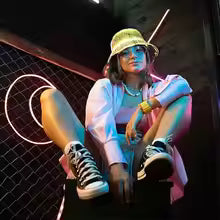 LED Fiber Optic Neon Fishermen Hat Luminous Changing Color Bucket Hat – Party & Festival LED Hat