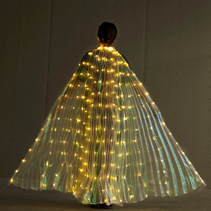LED Butterfly Wing Glow Costume – Festival & Rave Dance Cloak