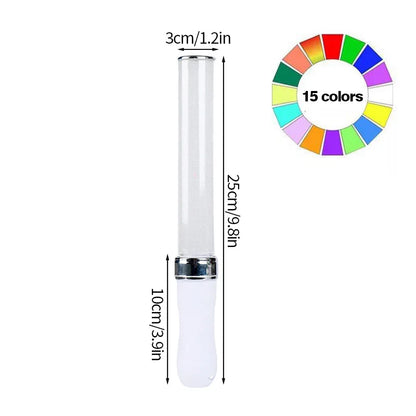 Battery Powered LED Glow Stick – 15-Color Light Stick for Festivals & Concerts