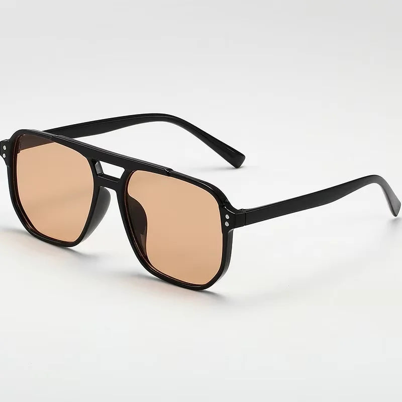 Vintage Festival Sunglasses – Big Square UV400 Rave Shades