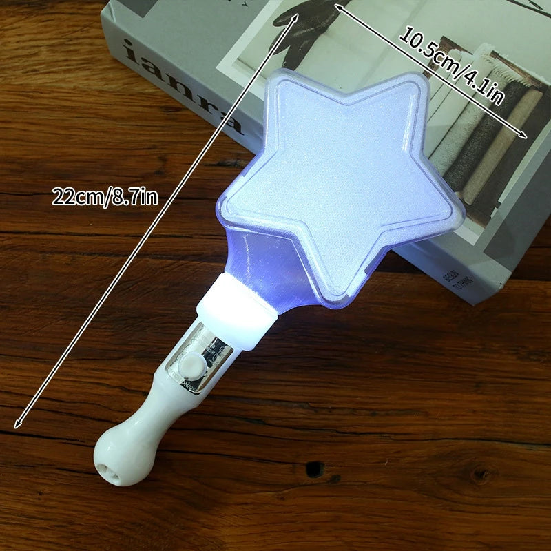 Battery Powered LED Glow Stick – 15-Color Light Stick for Festivals & Concerts
