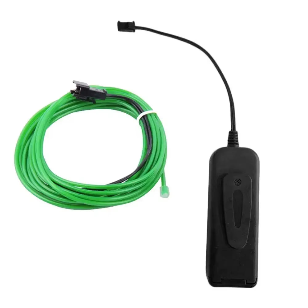 EL Wire LED Glow Cable – Neon Rave & Festival Light Decoration