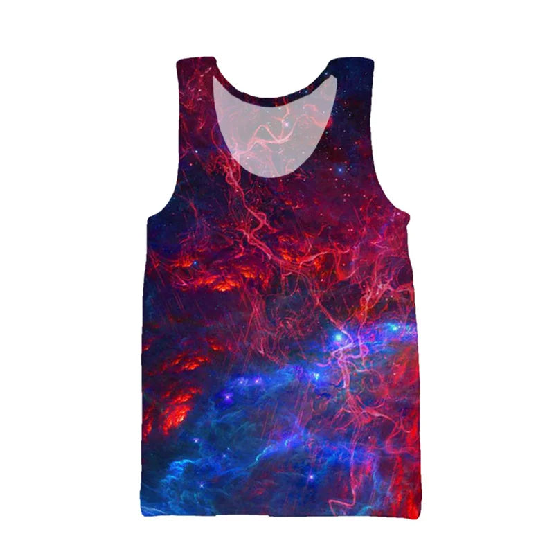 Colorful Psychedelic Tank Top – Trippy Festival Beachwear