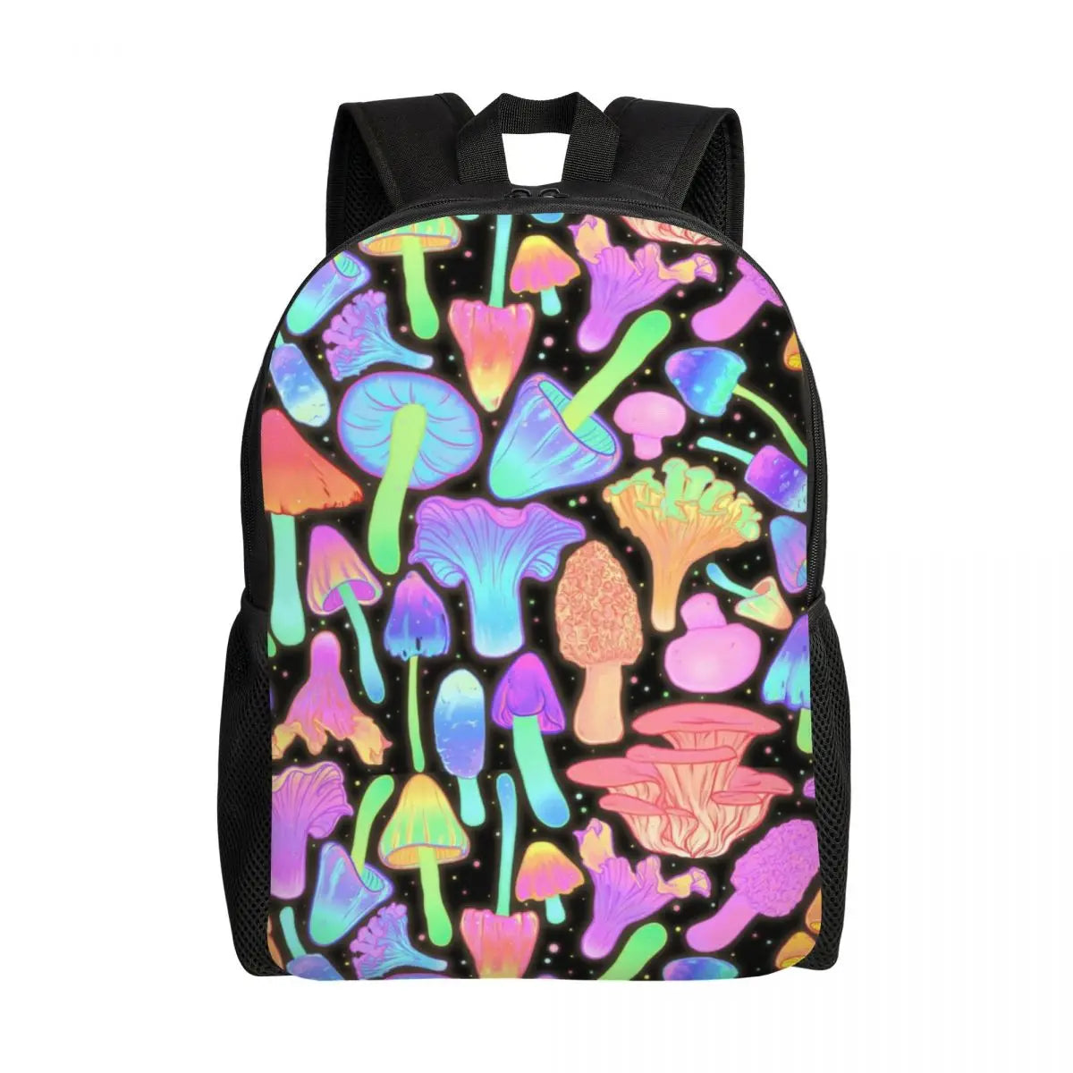 Magic Mushroom Rave & Festival Backpack – Psychedelic Lightweight Daypack for Men & Women